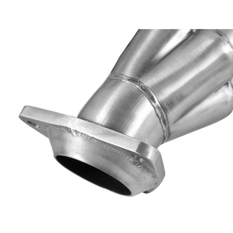 aFe Twisted Steel 409 Stainless Steel Shorty Header (48-44001)