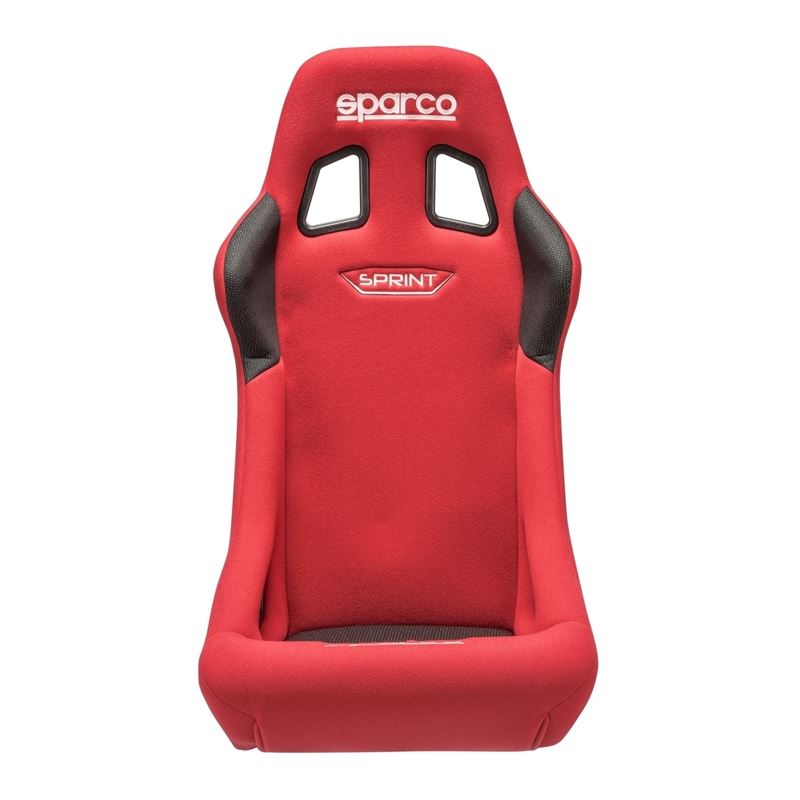 Sparco Sprint Racing Seats, Red/Red Cloth with Red Stitch (008235RS)