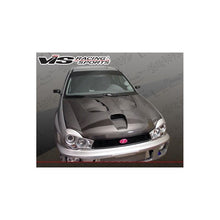 Load image into Gallery viewer, VIS Racing Fuzion Style Black Carbon Fiber Hood (02SBWRX4DFZ-010C)