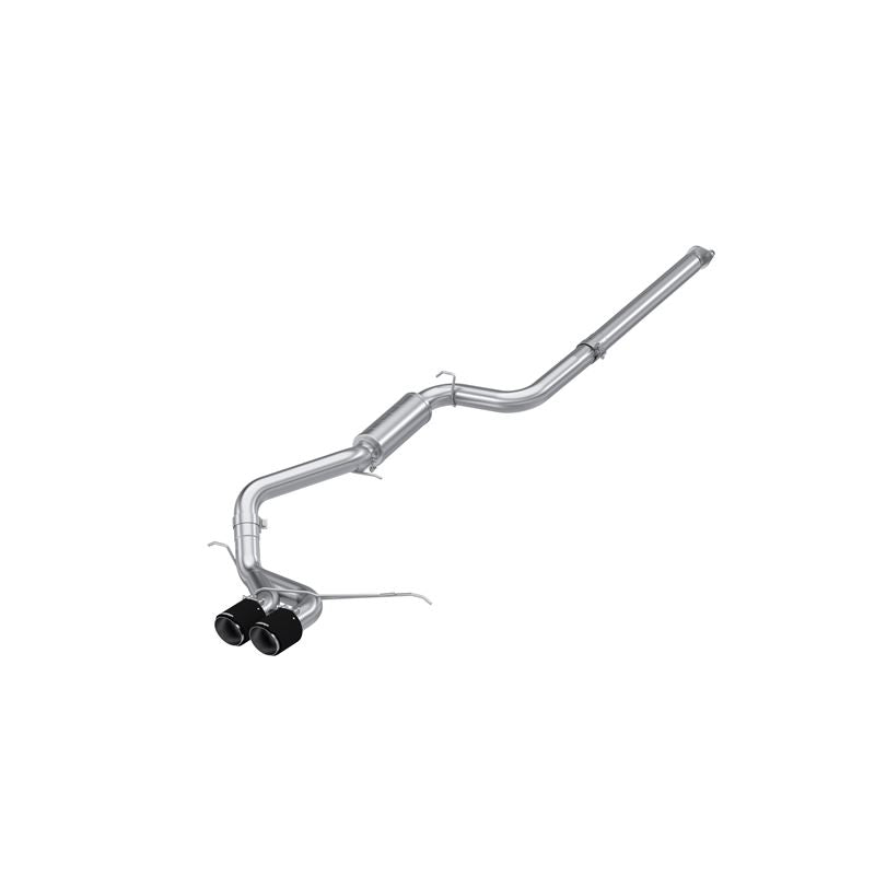 MBRP Exhaust 3in. Cat Back Dual Center Outlet T304 with CF Tips (S42013CF)