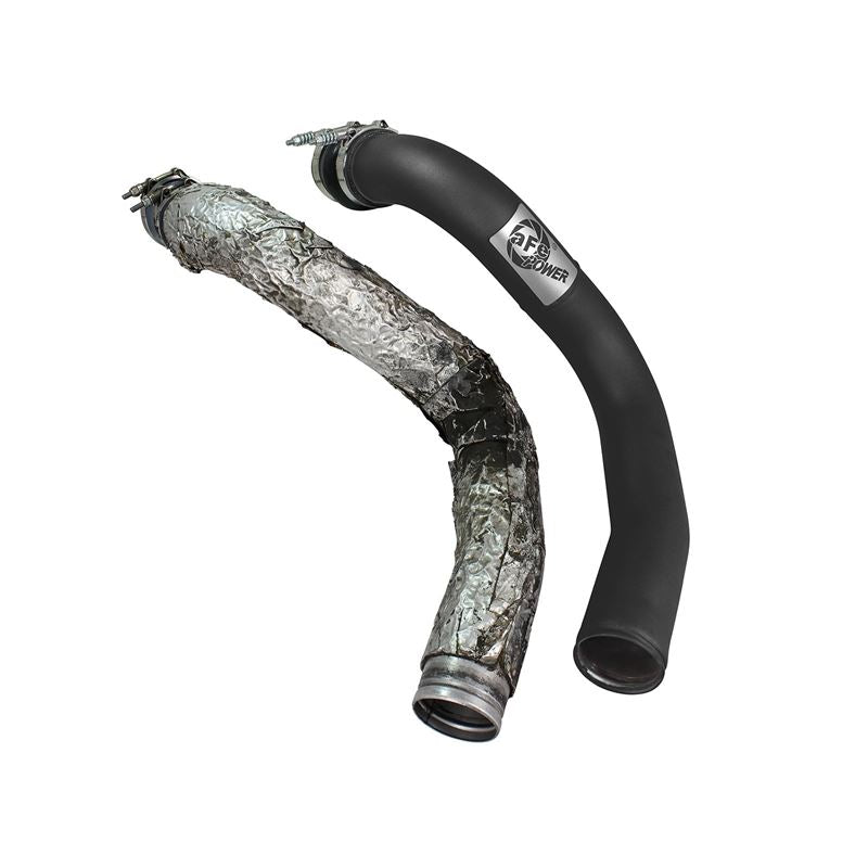 aFe BladeRunner 3 IN Aluminum Cold Charge Pipe Black (46-20099-B)