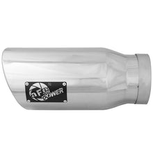 Load image into Gallery viewer, aFe MACH Force-Xp 304 Stainless Steel Clamp-on Exhaust Tip Polished Left Side Exit (49T50702-P15)