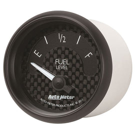 AutoMeter GT Series 52mm Short Sweep Electronic 240-33 ohms Fuel Level (For use w/ 3262) (8016)