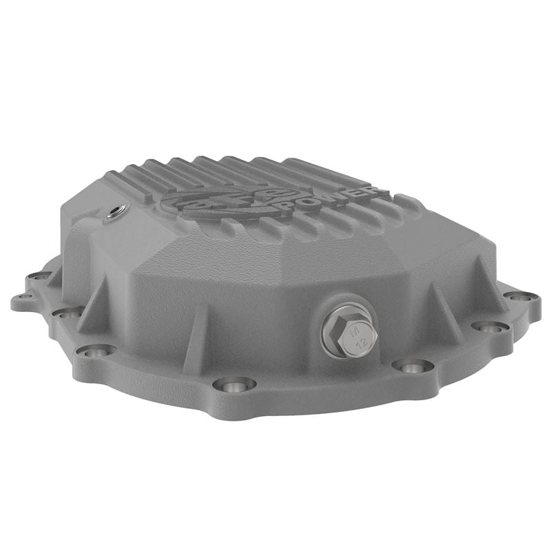 aFe Street Series Front Differential Cover Raw w/ Machined Fins (46-71050A)