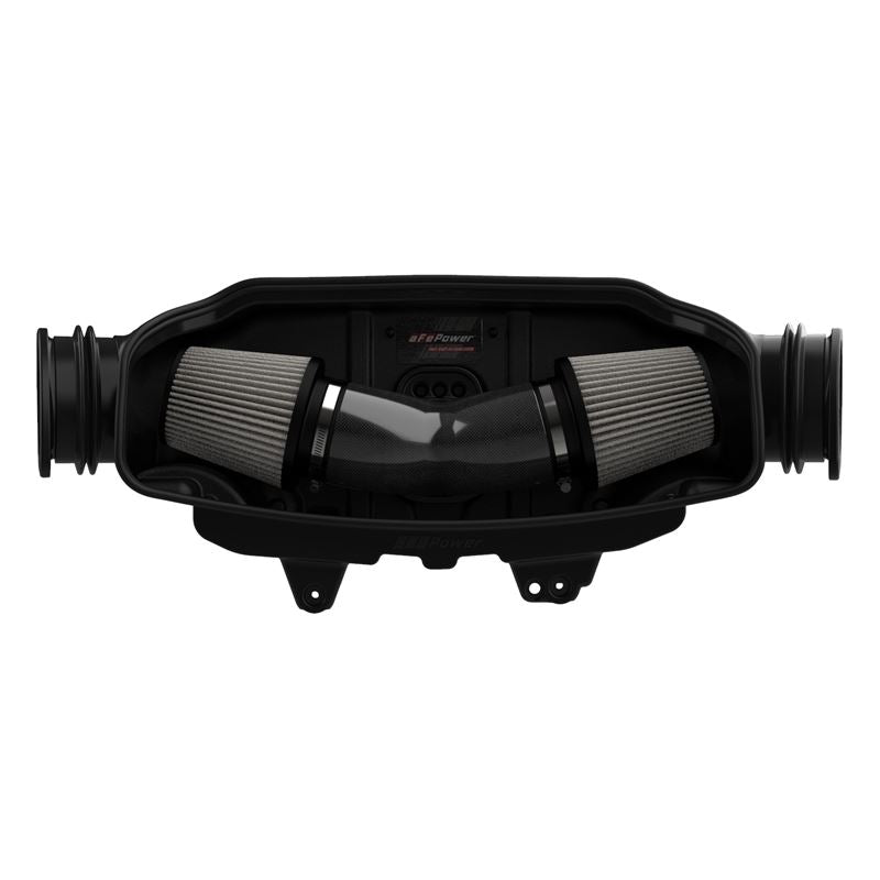 aFe Track Series Stage-2 Carbon Fiber Intake System w/ Pro DRY S Media (C8) 2020 V8-6.2L (57-10013D)
