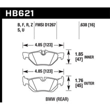Load image into Gallery viewer, Hawk Performance Performance Ceramic Brake Pads (HB621Z.638)