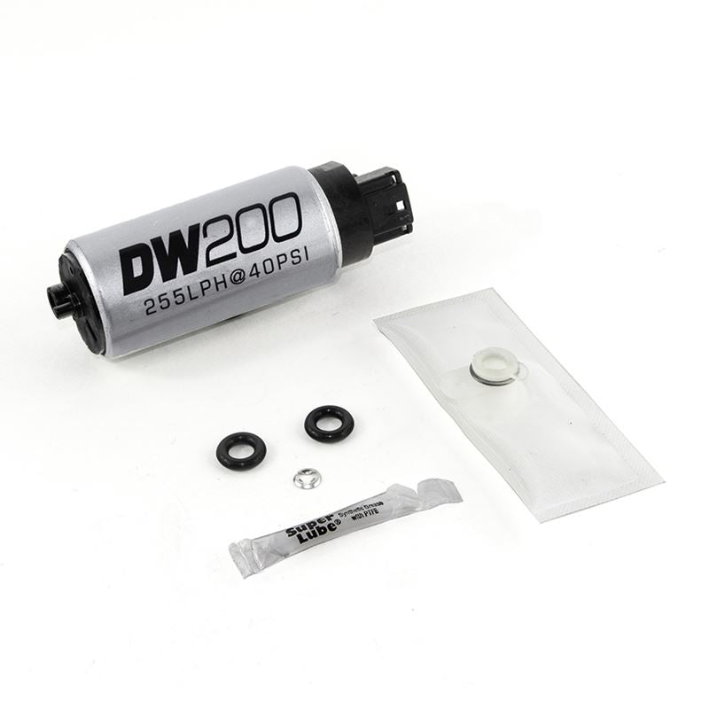 Deatschwerks DW200 series, 255lph in-tank fuel pump w/ install kit (Excludes Si) 06-11 (9-201S-1007)