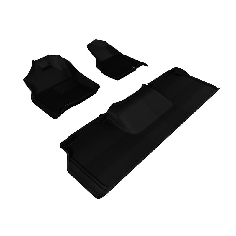 3D Maxpider KAGU Floor Mat, BLACK, 1ST ROW/2ND ROW (L1DG02101509)