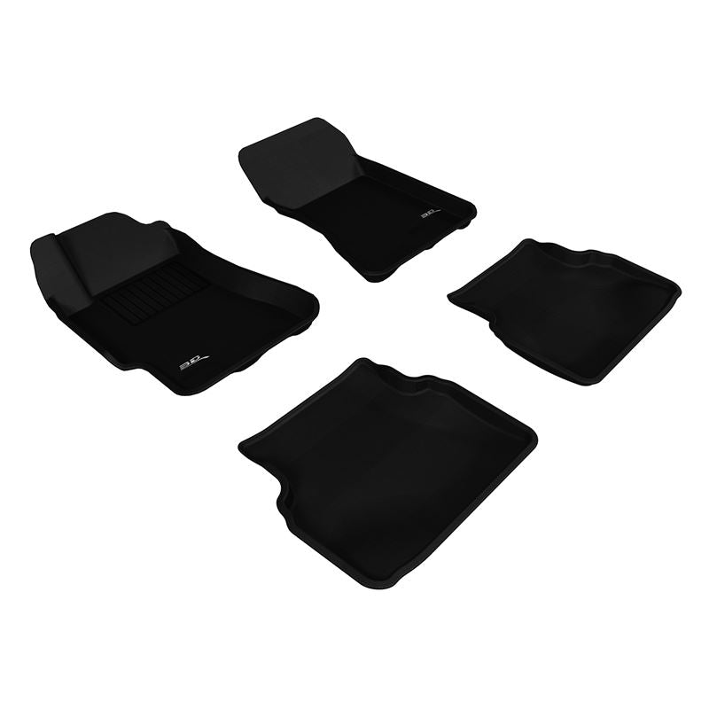 3D Maxpider KAGU Floor Mat, BLACK, 1ST ROW/2ND ROW (L1SB01001509)