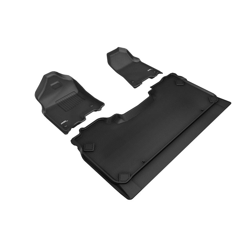 3D Maxpider KAGU Floor Mat, BLACK, 1ST ROW/2ND ROW (L1DG02801509)