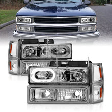 Load image into Gallery viewer, ANZO USA Crystal Headlight Set for 1988-1998 GMC K2500 (111508)