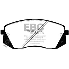 Load image into Gallery viewer, EBC Redstuff Ceramic Low Dust Brake Pads (DP31809C)