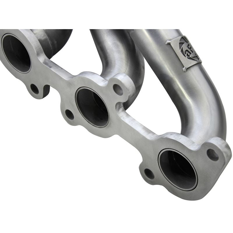 aFe Twisted Steel 409 Stainless Steel Shorty Header (48-43001)