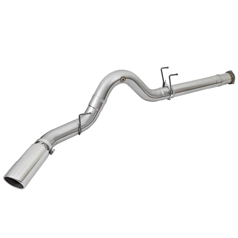 aFe ATLAS 5 IN Aluminized Steel DPF-Back Exhaust System w/Polished Tip (49-03090-P)