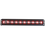 ANZO USA Universal 12in Slimline LED Light Bar (Red) (861152)