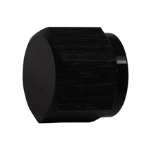 Load image into Gallery viewer, DeatschWerks 6AN Female Flare Cap - Anodized Matte Black(6-02-0714-B)