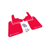 Rally Armor Red Mud Flap/White Logo for 1998-2001 Subaru Impreza (MF2-UR-RD/WH)