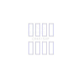 King Engine Bearings Connecting Rod Bearing Set for 2004-2013 Mazda 3 (CR4515XP)