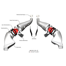 Load image into Gallery viewer, Eventuri Mercedes C190 R190 AMG GT Black Carbon Intake + Engine Cover - MATTE  (EVE-AMGGT-CFM-INT)