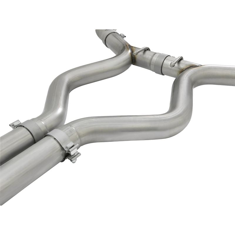 aFe MACH Force-Xp 304 Stainless Steel Cat-Back Exhaust w/ Resonator Polished Tip (49-33087-P)