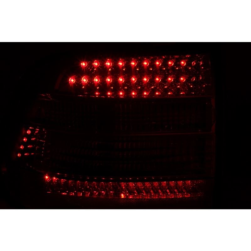 ANZO USA 2003-2006 Porsche Cayenne LED Taillights Red/Clear (321170)