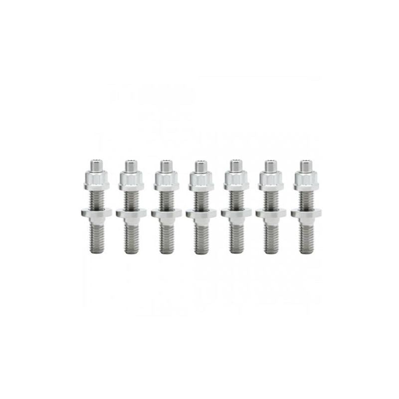 Blox Racing SUS303 Stainless Steel Exhaust Manifold Stud Kit M8 x 1.25mm 45mm in Length - 9-piece (BXFL-00307-9)