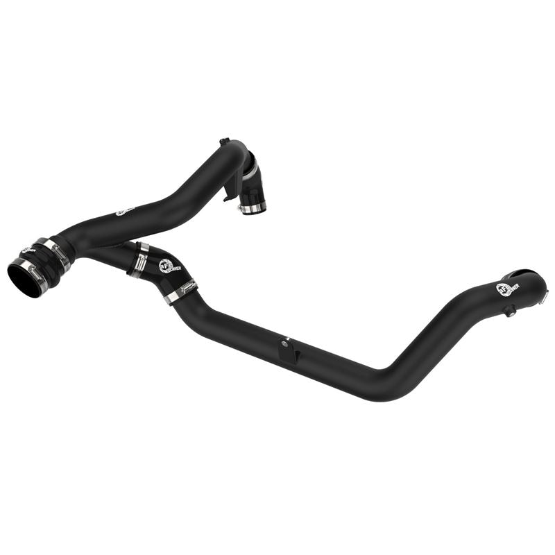 aFe BladeRunner 2 1/4in Intercooler Hot Side Charge Pipe - Black for 22-23 Ford Explorer V6-3.0L (tt) (46-20678-B)