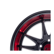 Load image into Gallery viewer, F1R F102 18x8.5 - Gloss Black/ Red Lip Wheel