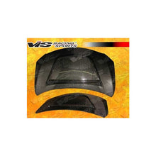 Load image into Gallery viewer, VIS Racing V Line Style Black Carbon Fiber Hood (09TYCOR4DVL-010C)