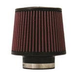 Injen High Performance Air Filter - 3.00 Black Filter 6 Base / 5 Tall / 5 Top (X-1014-BR)