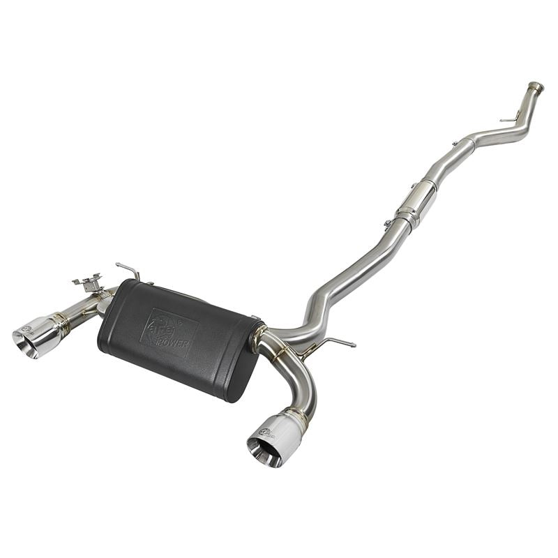 aFe MACH Force-Xp 304 Stainless Steel Cat-Back Exhaust System w/Polished Tips (49-36340-P)