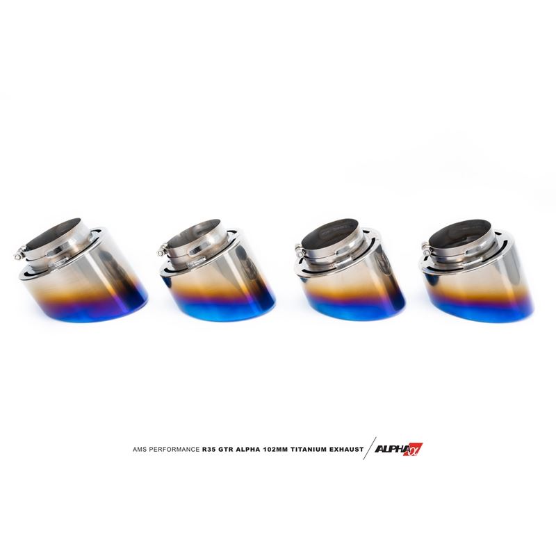 AMS Performance R35 GTR ALPHA 102mm Titanium Exhaust (ALP.07.05.0007-1)