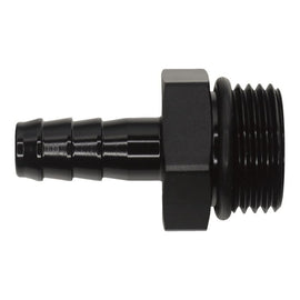 DeatschWerks 10AN ORB Male to 3/8in Male Triple Barb Fitting (Incl O-Ring) - Anodized Matte Black(6-02-0517-B)