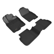 Load image into Gallery viewer, 3D Maxpider KAGU Floor Mat, BLACK, 1ST ROW/2ND ROW (L1HD12001509)