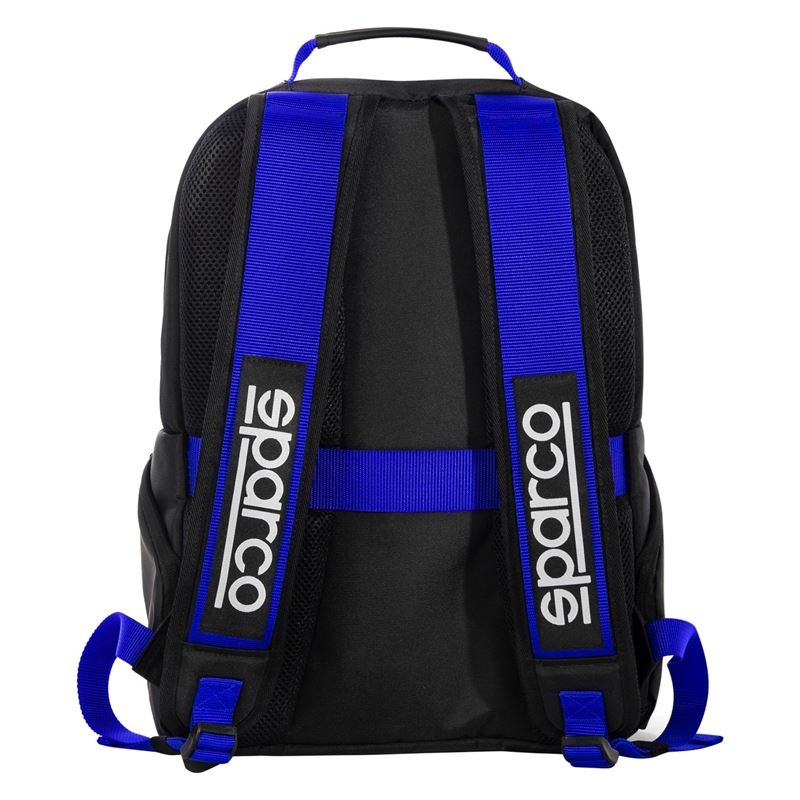 Sparco Stage Series Backpack, Black/Blue (016440NRAZ)