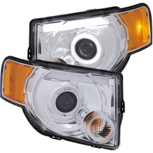 Load image into Gallery viewer, ANZO USA 2008-2012 Ford Escape Projector Headlights w/ Halo Chrome (111356)