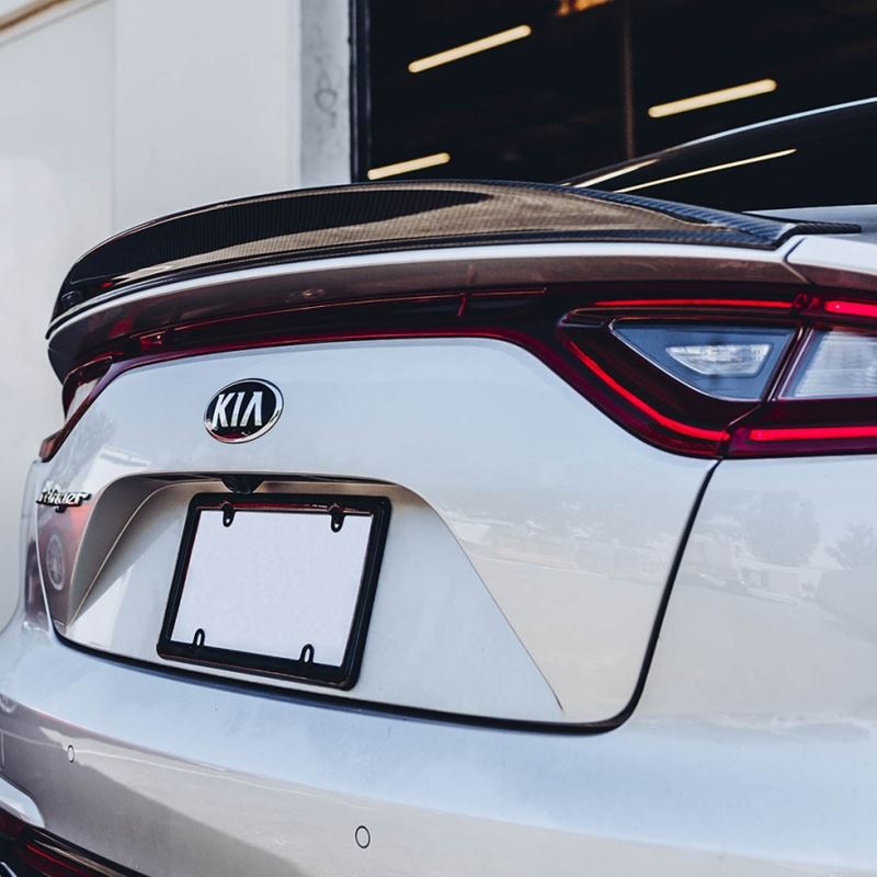 Ark Performance Style A Carbon Fiber Rear Lip Spoiler for 2019-2021 Kia Stinger(CF08-LIPSA)