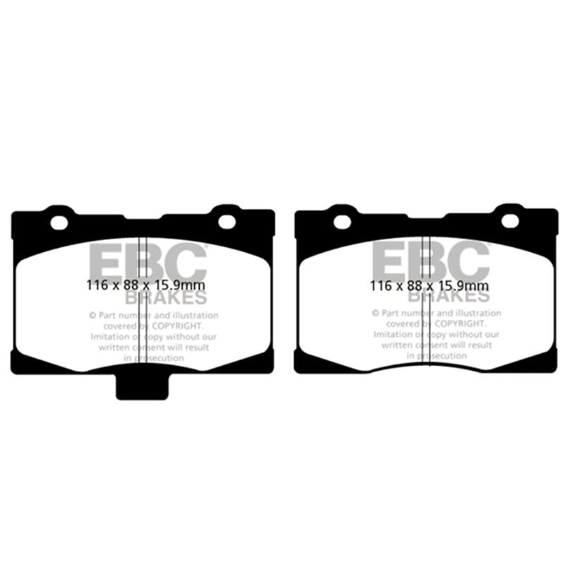 EBC Redstuff Ceramic Low Dust Brake Pads (DP31735C)