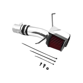 APEXi® Power Metal Polished Short Ram Air Intake System with Red Filter (508-T024)