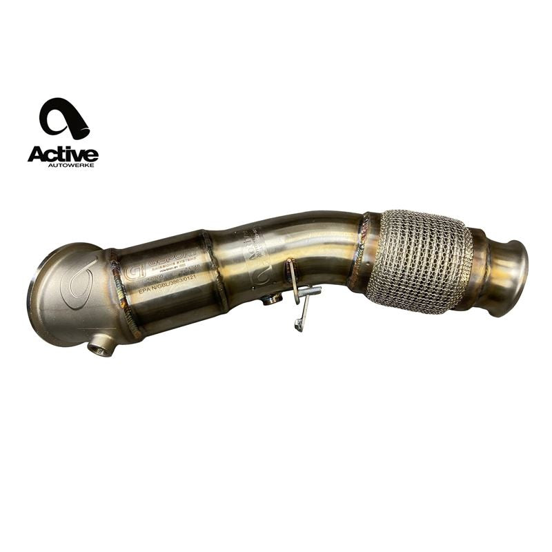 Active Autowerke B46 A90/A91 Downpipe w GESI G - Sport Cat (11-566)