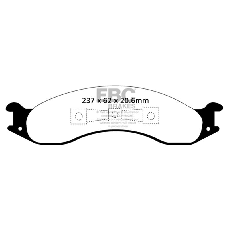 EBC Yellowstuff Street And Track Brake Pads (DP41257R)