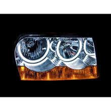 Load image into Gallery viewer, ANZO USA 2005-2010 Chrysler 300 Crystal Headlights w/ Halo Chrome (CCFL) (121137)