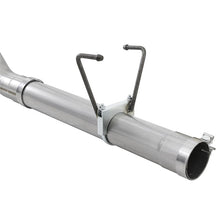 Load image into Gallery viewer, aFe Large Bore-HD 4 IN 409 Stainless Steel DPF-Back Exhaust System w/ Polished Tip (49-42006-P)