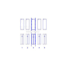 Load image into Gallery viewer, King Engine Bearings Main Bearing Set for 2012-2013 BMW X1 (MB5784SI0.25)