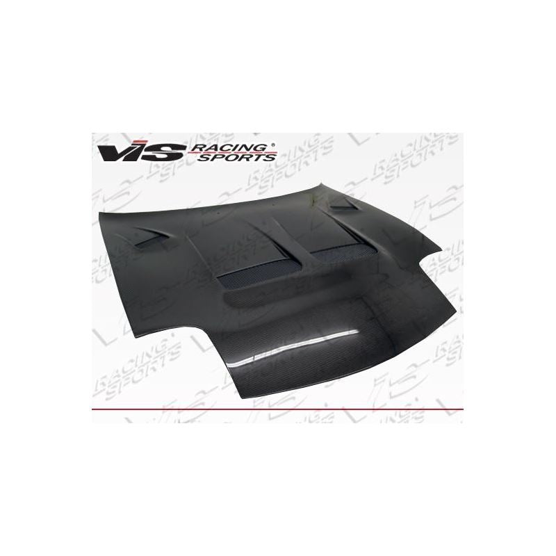 VIS Racing KS Style Black Carbon Fiber Hood (93MZRX72DKS-010C)