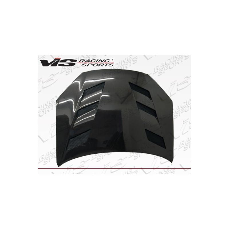 VIS Racing AMS Style Black Carbon Fiber Hood (13HYGEN2DAMS-010C)