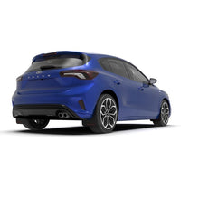 Load image into Gallery viewer, Rally Armor Black Mud Flap/White Logo for 2019-22 Ford Focus ST (MF77-UR-BLK/WH)