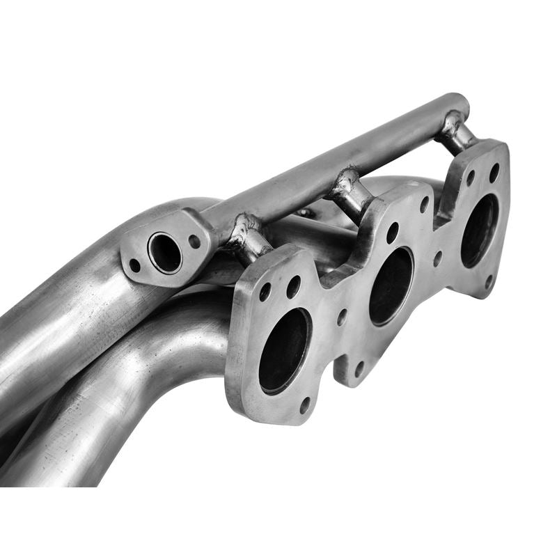 aFe POWER Twisted Steel Header 409 Stainless Steel w/ Cat (48-46003-1HC)