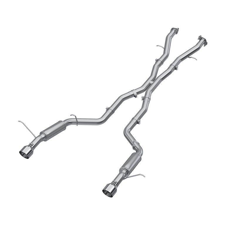 MBRP Exhaust Aluminized Steel, 3" Cat Back, Dual Rear with Tips (S5105AL)