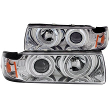 Load image into Gallery viewer, ANZO USA 1992-1998 BMW 3 Series E36 Projector Headlights w/ Halo Chrome G2 1 pc (121326)